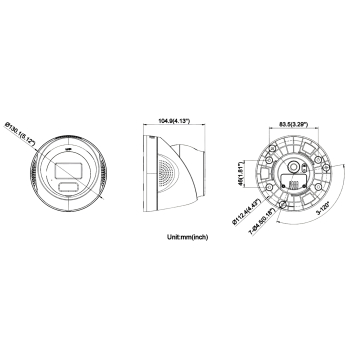 KAMERA IP DS-2CD1347G3H-LIUF/SL 2.8MM PL ColorVu 3.0 Smart Hybrid Light - 4 Mpx 2.8 mm Hikvision